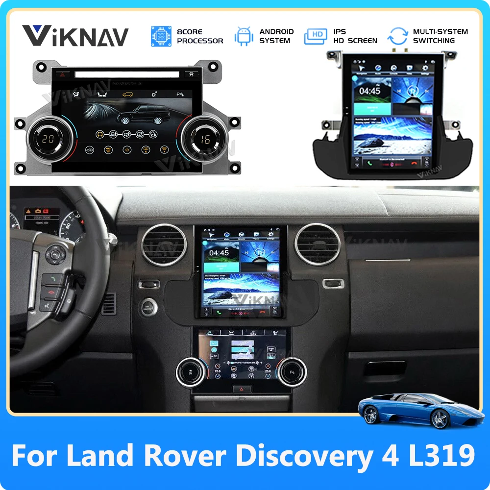 

Панель кондиционера для Land Rover Discovery 4 L319 2010-2016, автомобильный радиоприемник на Android, 7-дюймовый сенсорный ЖК-экран для контроля климата