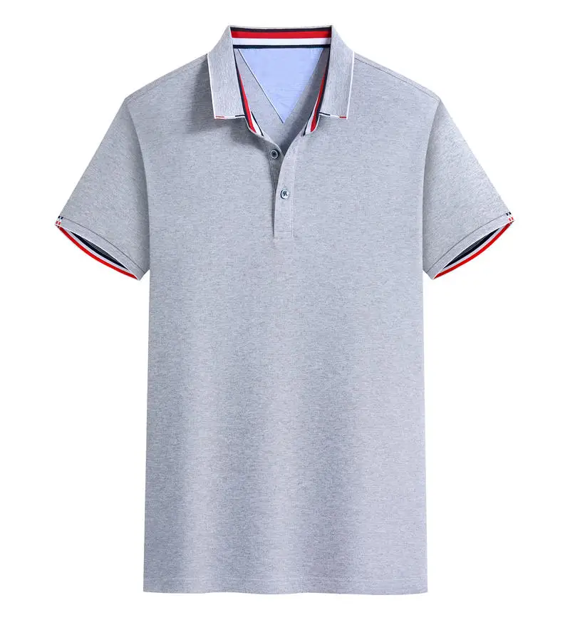 

T01 2022 New Fashion Brand Polo Shirt Men's Summer Mandarin Collar Slim Fit Solid Color Button Breathable Polos Casual Men