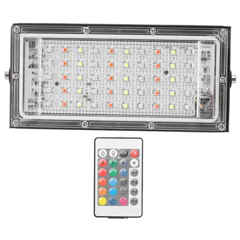 RGB Прожектор 50W IP66 Водонепроницаемый
