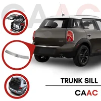 FOR MINI COUNTRYMAN HB 5D 2010-2016 MAT CHROME REAR BUMPER PROTECTION LUGGAGE THRESHOLD PROTECTOR STAINLESS STEEL STRIP PLATE ACCESSORY ORNAMENT