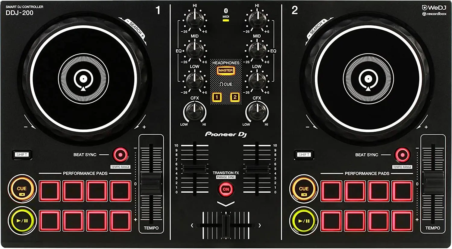

Pioneer DJ DDJ-200-2-колодный цифровой DJ