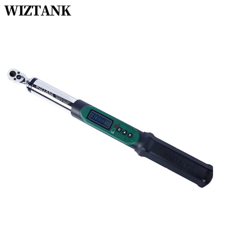 Цифровой Динамометрический ключ WIZTANK Реверсивный быстроразъемный Трещоточный