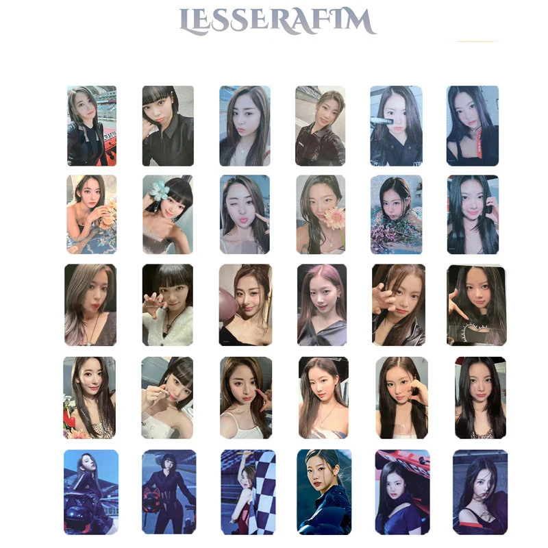 

5pcs/set KPOP LE SSERAFIM New Album FEARLESS Photocard Double Sides Card Postcard Sakura Garam CHAEWON Fans Collection Gift