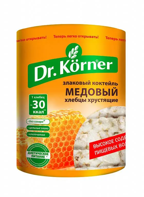 Хлебцы Dr. Korner злаковый коктейль