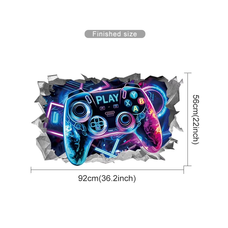 

Граффити джойстик наклейка Kingsmile