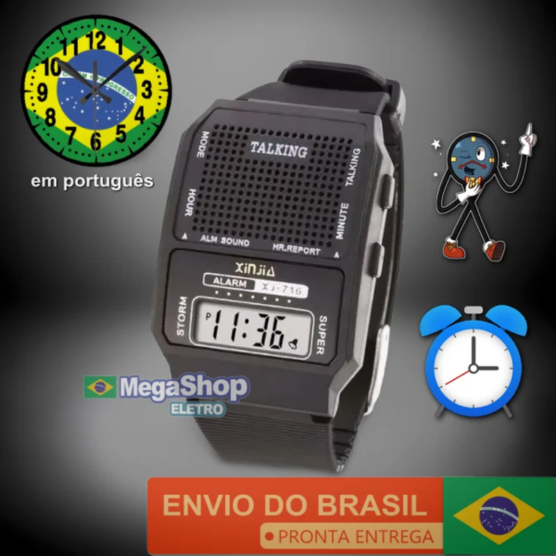

Talking Time Watch In Portuguese Talking