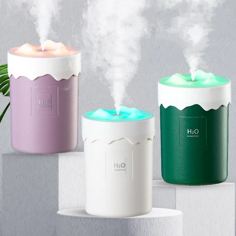 Aroma Diffuser For Car Home Bedroom Silent  Mist Maker Colorful Lights Usb Mini Humidifier