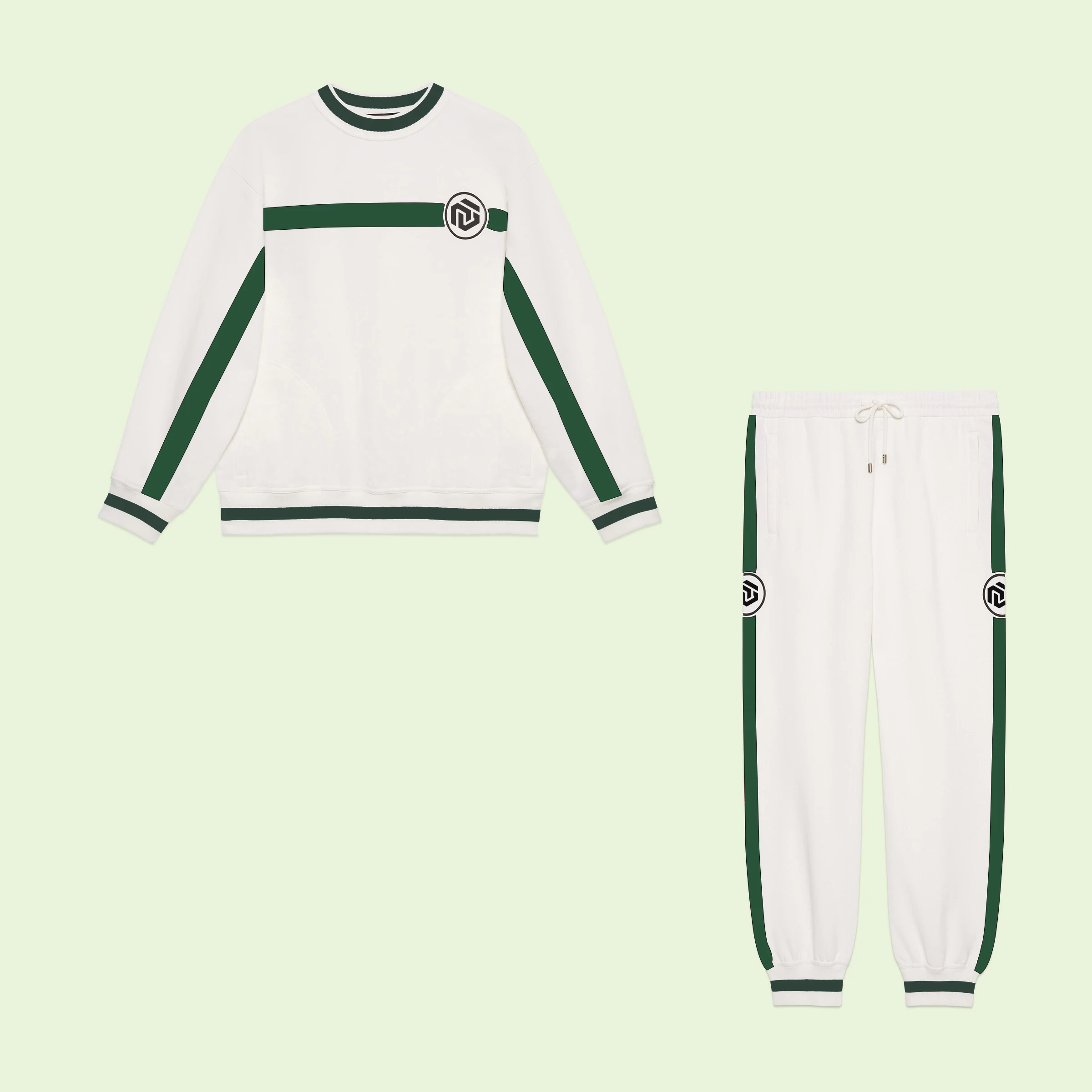 

NIGO Children's Printed Long Sleeve Casual Sweatshirt Pants Suit #nigo38486