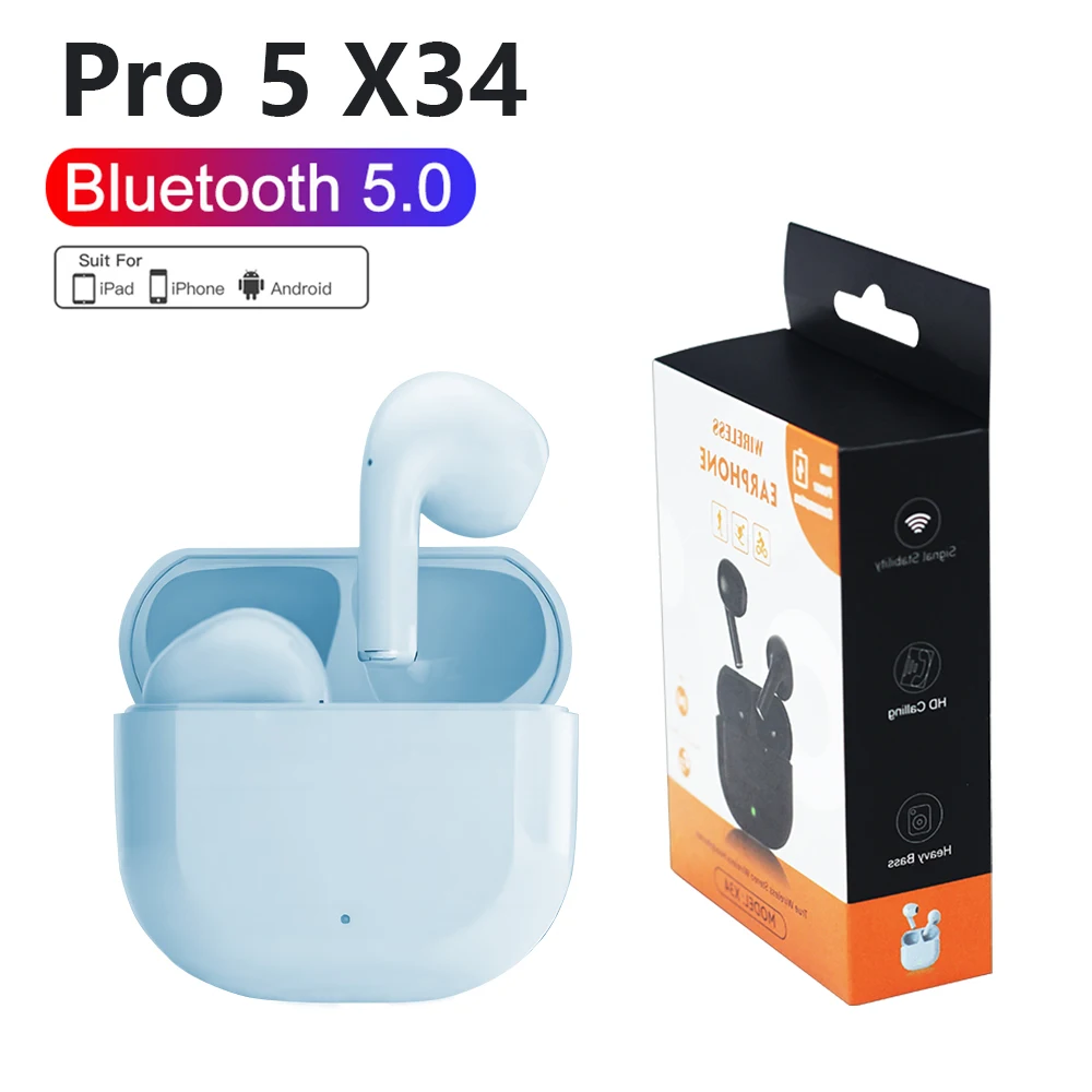 

X34 Headset Wireless Headphones Earbuds Audifonos Bluetooth Inalambrico Fone Bluetooth Earphones For Smart Phones Tablet Ipad