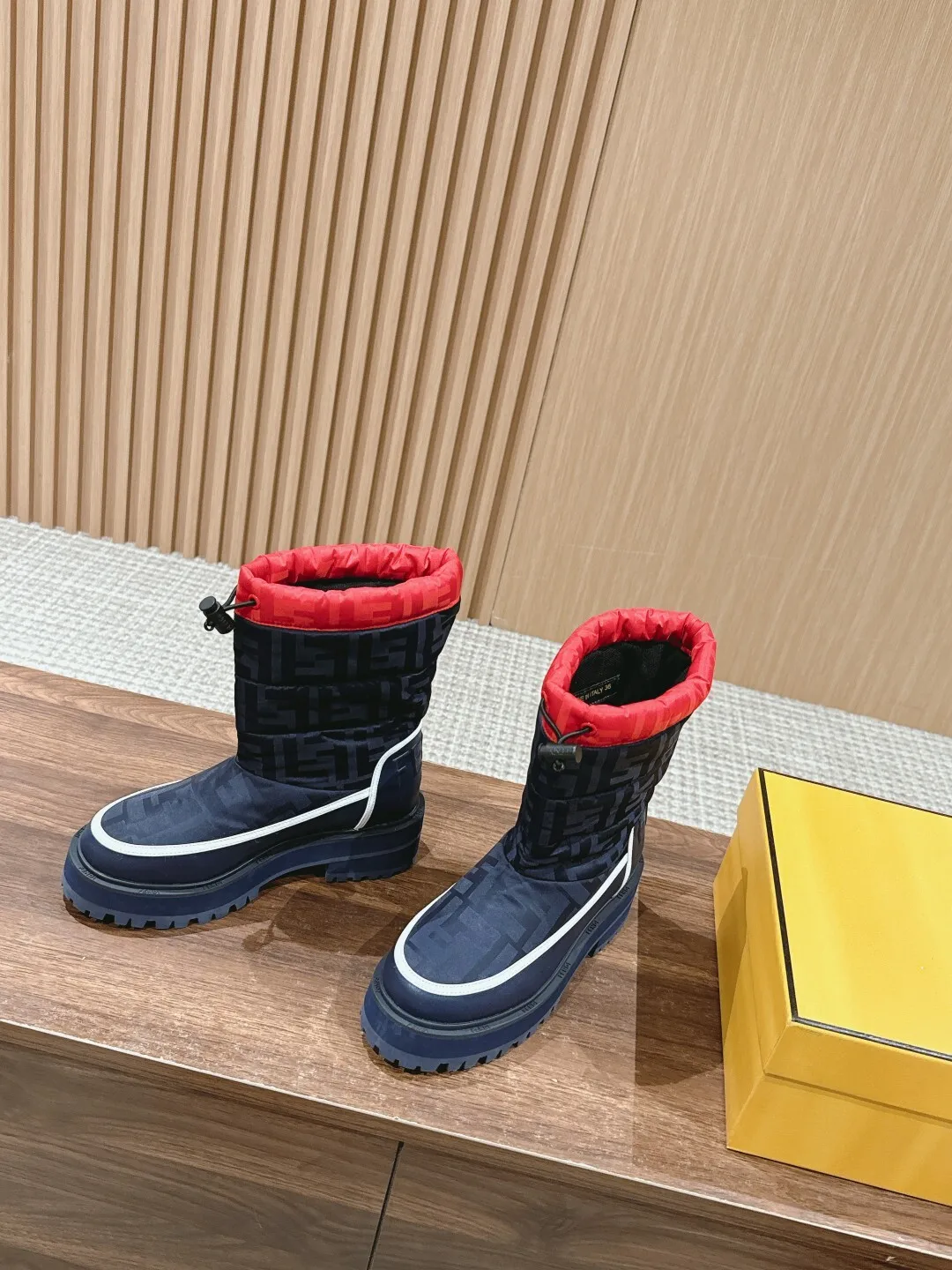 Женские Ботинки В Стиле FENDI Copy 1:1Качество И Мастерство ИсполненИя На Высшем
