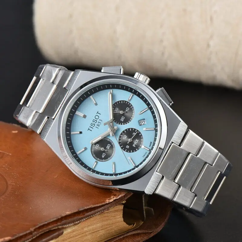 Прямые продажи Источник Дизайн Tissot Стиль роскошь трехглазое стальное кольцо