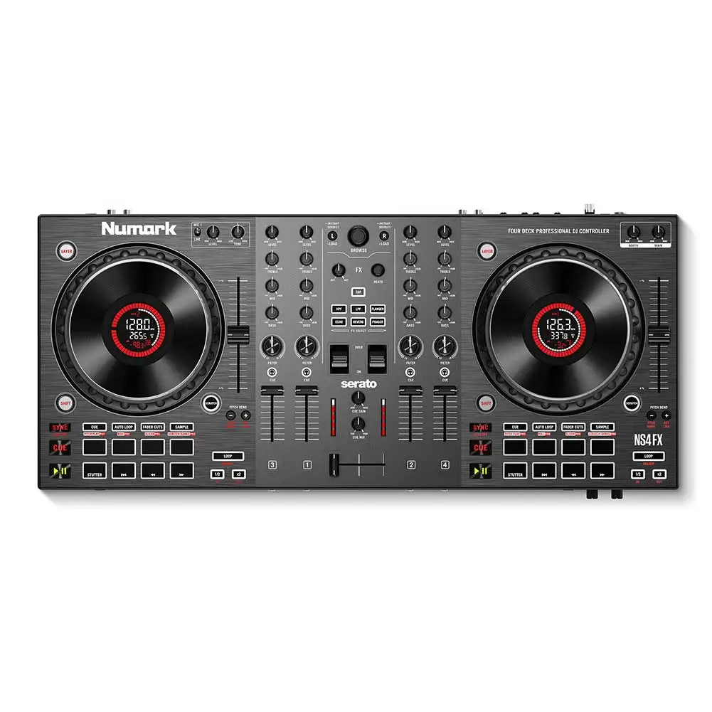 

(Новая скидка) на четырехканальный контроллер DJ премиум-класса Numark NS6II