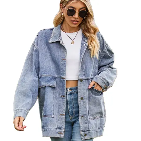 Denim jacket women xxl outlet