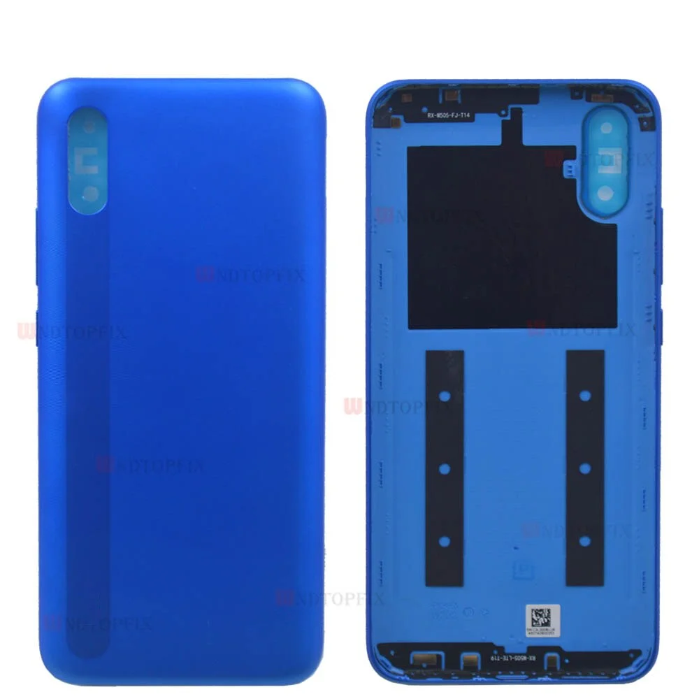 For Xiaomi Redmi 9 9A Battery Cover Panel Rear Door Housing Case with adhesive For Redmi 9 back glass For Redmi 9A battery cover images - 6