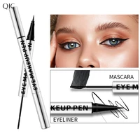 women liquid eyeliner pen waterproof long lasting quick drying smooth matte eye liner stamp eye pencil makeup beauty