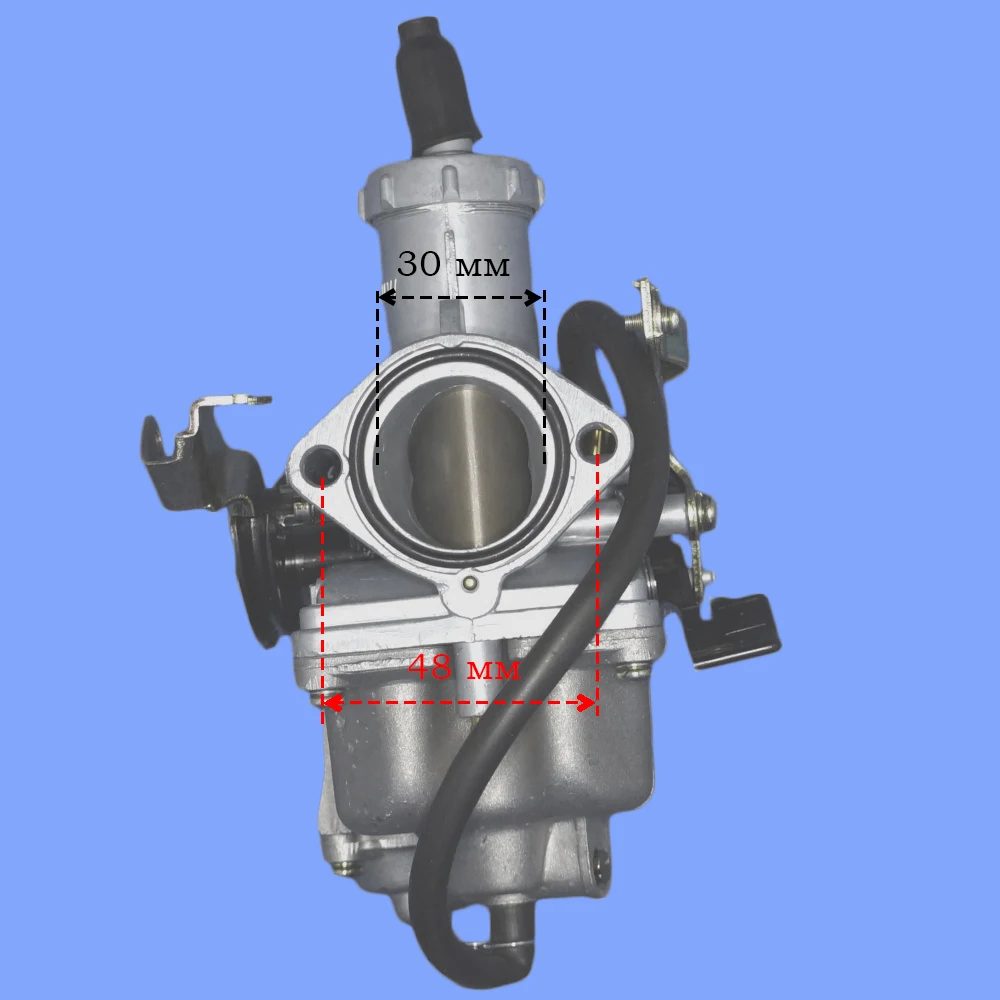 Карбюратор PZ30 с ускорителем дроссельная заслонка под трос