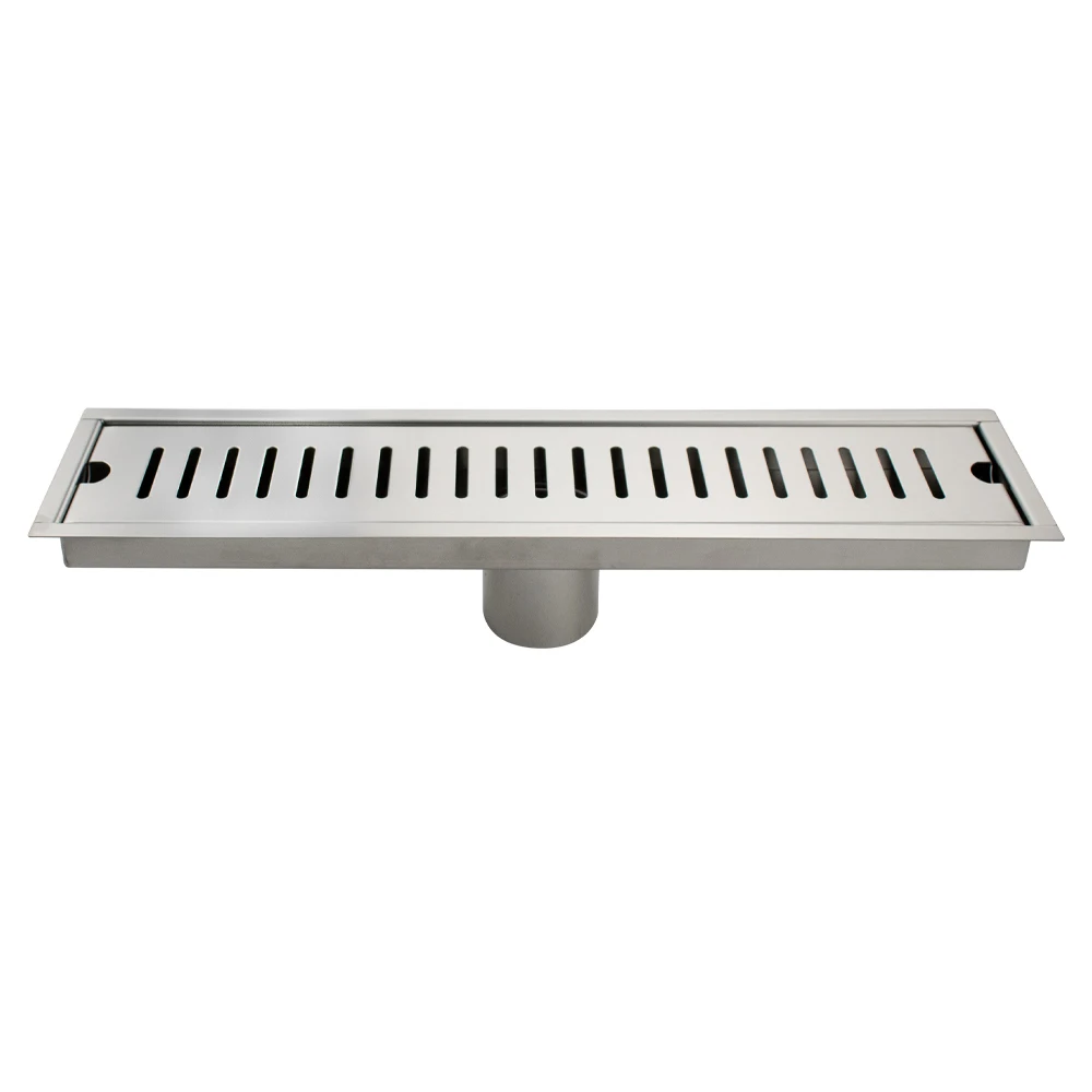 Трап 400х100 мм из нержавеющей стали с зазором под ПЛИТКУ САНАКС |