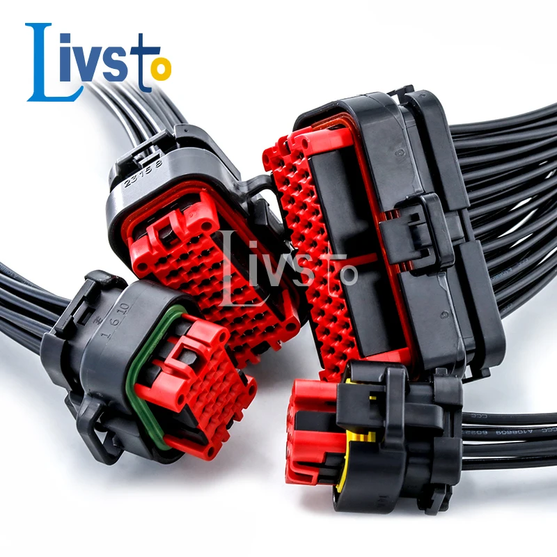 1 шт. Tyco AMP 8 14 23 35-контактный электрический разъем ЭБУ с кабелем EPEC 2024 Разъем для