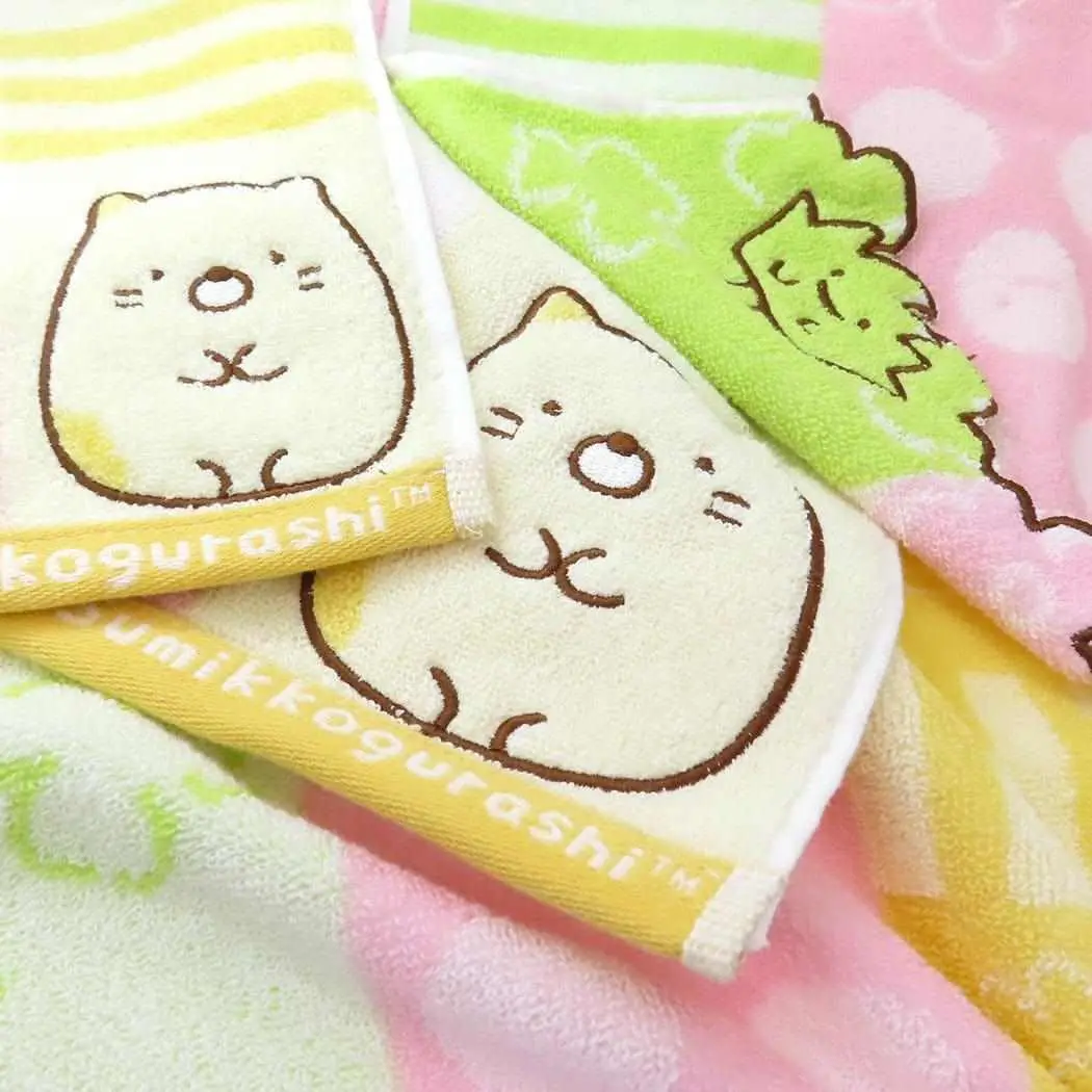 Мини-полотенце Marushin Sumikko Gurashi Chambre Cat Хлопковое антибактериальное и