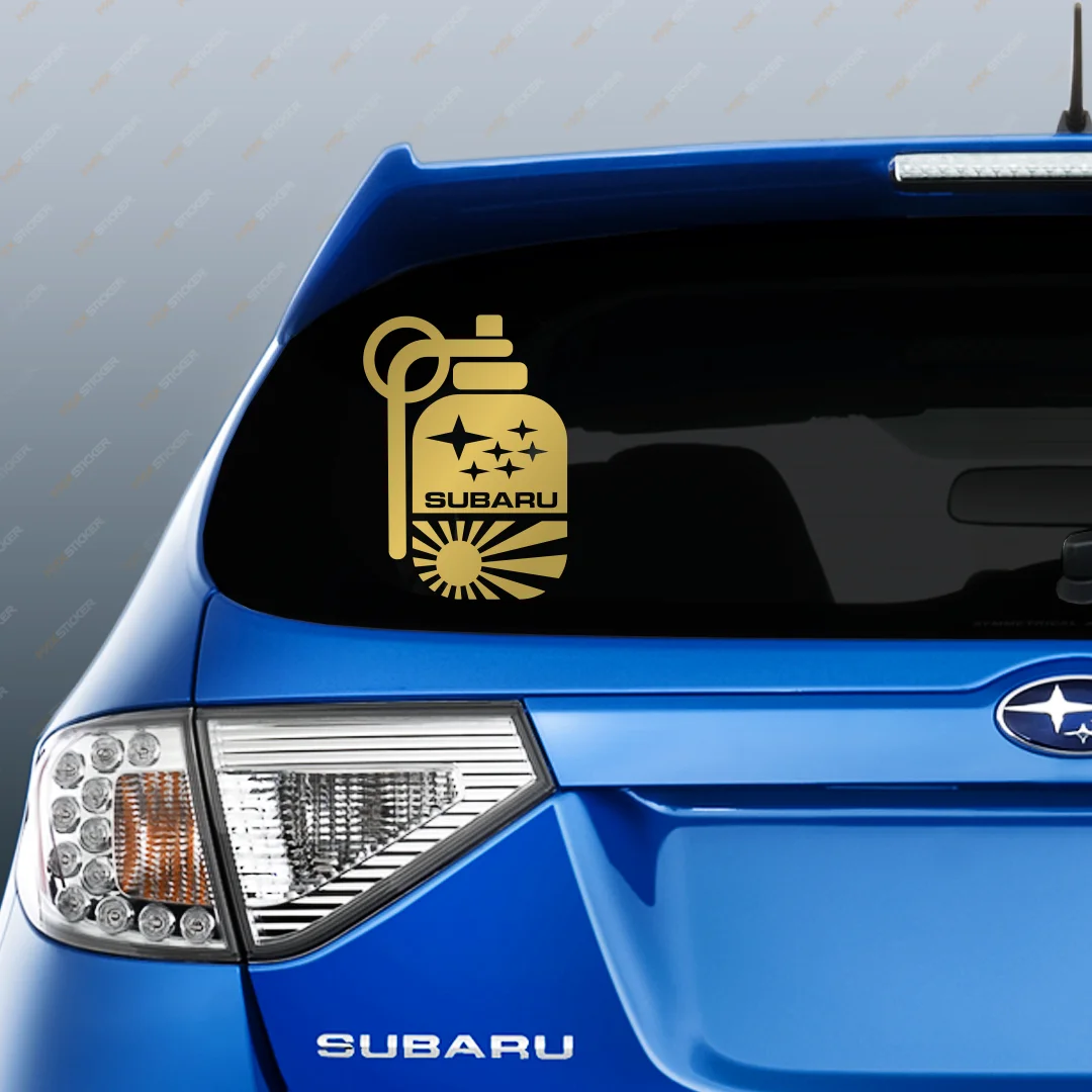 Наклейка на авто для SUBARU - JDM граната SUBARU! виниловая наклейка стикер Граната