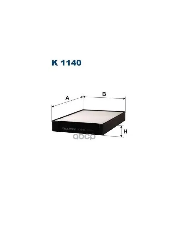 Фильтр Салона K1140 Filtron арт. K1140