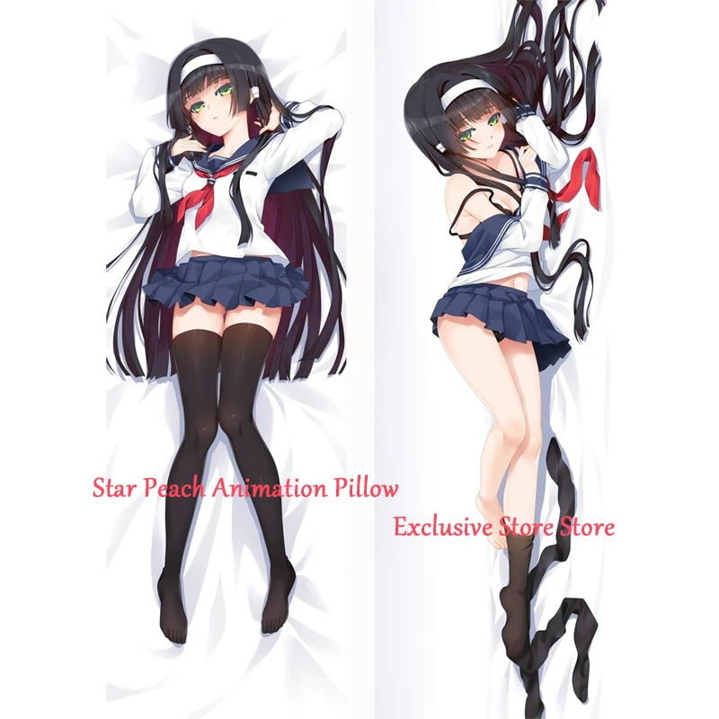 

Dakimakura Anime Bishoujo Mangekyou Pillow Cover 2-Side Print Pillowcase Hugging Body Cushion