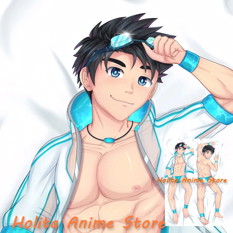 Фото Двусторонняя наволочка для подушки Dakimakura с аниме Avan Boy для геев №1