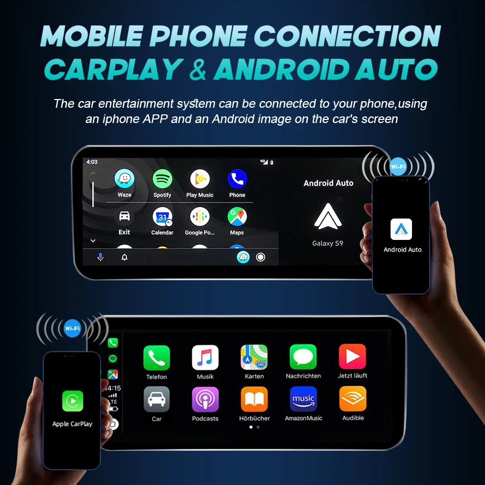Android 14 Carplay экран для Mercedes Benz GLA Class X156 2012-2018 GPS-навигация авторадио
