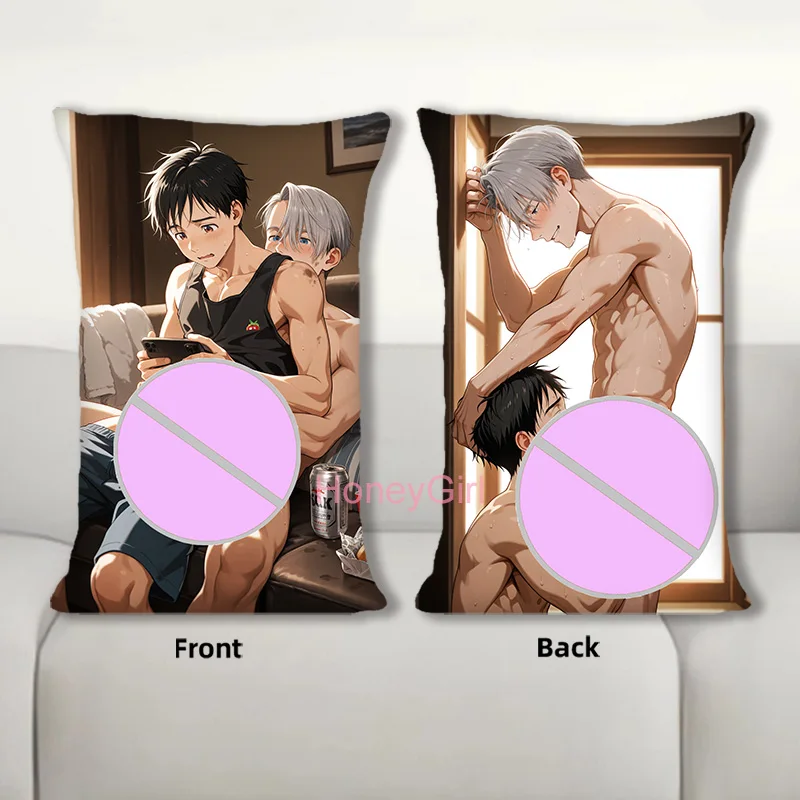 

Dakimakura Yuuri & Victor наволочка аниме 40x60 см