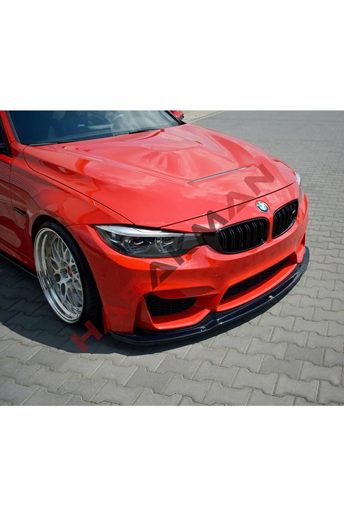 

For Bmw F30 3 Series Vorsteiner M3 Front Lip Piano Black Prefix 2012 2013 2014 2015 2016 2017 2018 - Body Kit Mirror Viper Rock