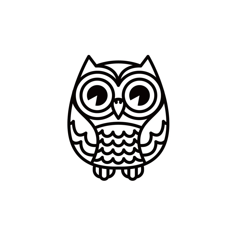 

Personality Cartoon Lovely Owl Animal Pattern Car Stickers and Decals Motorcycle Truck Waterproof PVC Decorative Accessories.
