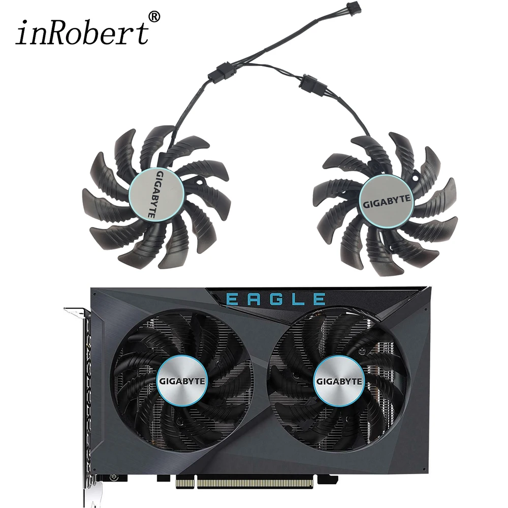 

Вентилятор Охлаждения видеокарты для Gigabyte RX 6400 6500 EAGLE, 75 мм