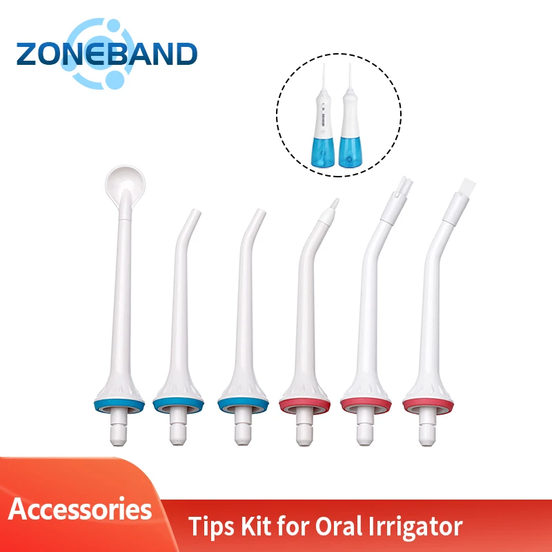 

ZONEBAND Portable Oral Irrigator Dental Water Flosser Jet Rechargeable 300ml Waterproof Brighter Teeth Cleaner Refresh Breath