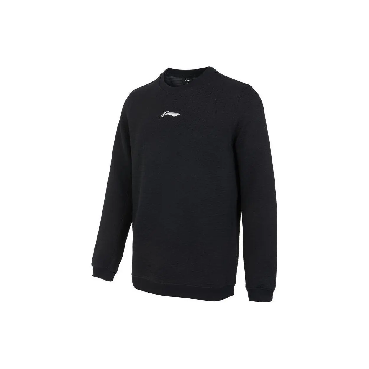 Серия Li Ning Fitness однотонный пуловер с круглым вырезом и длинным рукавом мужская