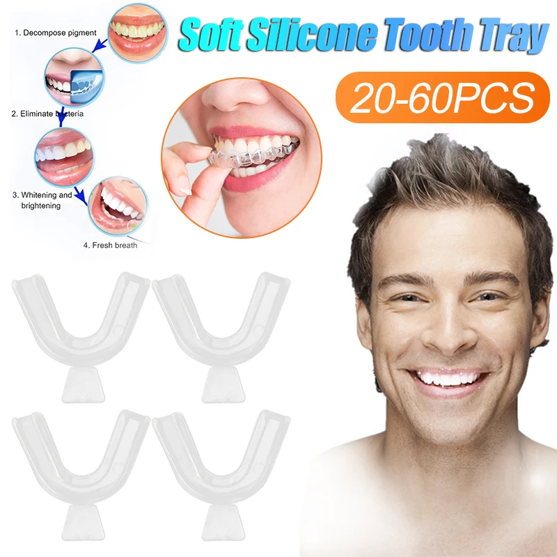 

Мягкий силиконовый невидимый ортодонтический набор для гигиены полости рта, 20-60 шт.