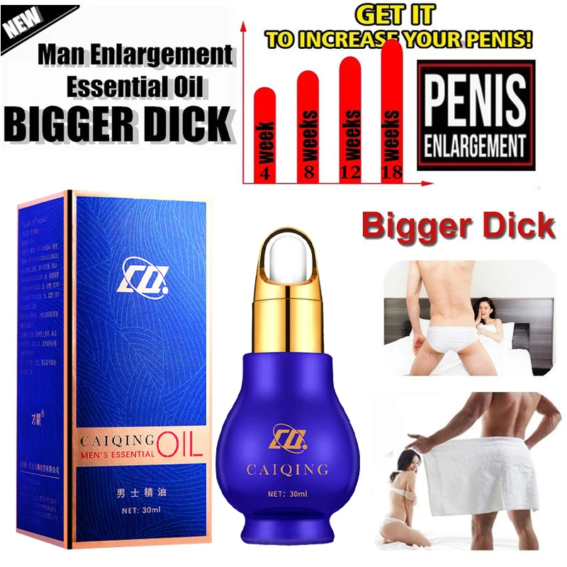 30ML Penis Enlargment Oil Growth Man Big Dick Liquid Male Cock Enhancement Sex Delay Men Health Care Massage Increase - Цена: 0