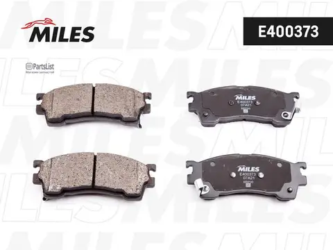 MILES E400373 | Колодки тормозные MAZDA 323626PREMACY 92 передние LowMetallic