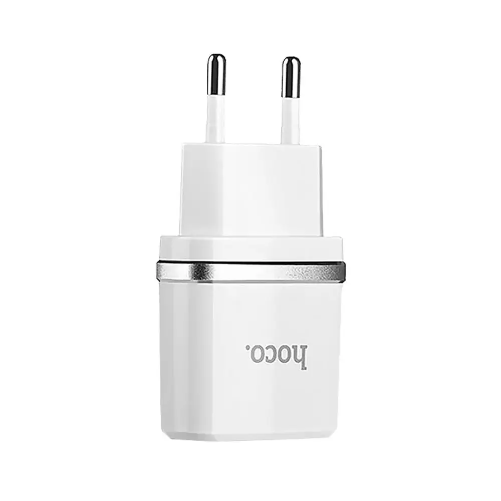 Сетевой адаптер HOCO C11 Smart Белый + кабель MicroUSB