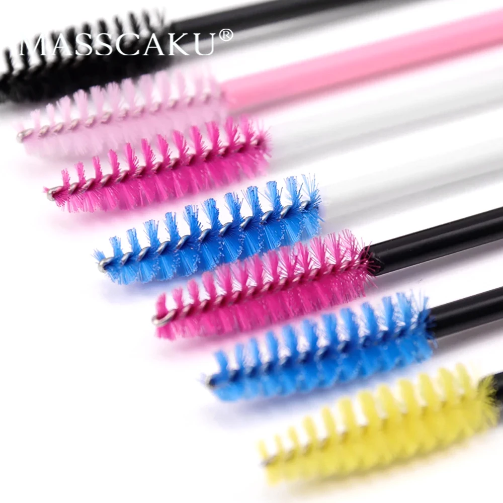 

High Quality Masscaku Mascara Wands Applicator Eye Lash Brushes Eyelash Extension Spoolies Mascara Brushes Eyebrow Brushes