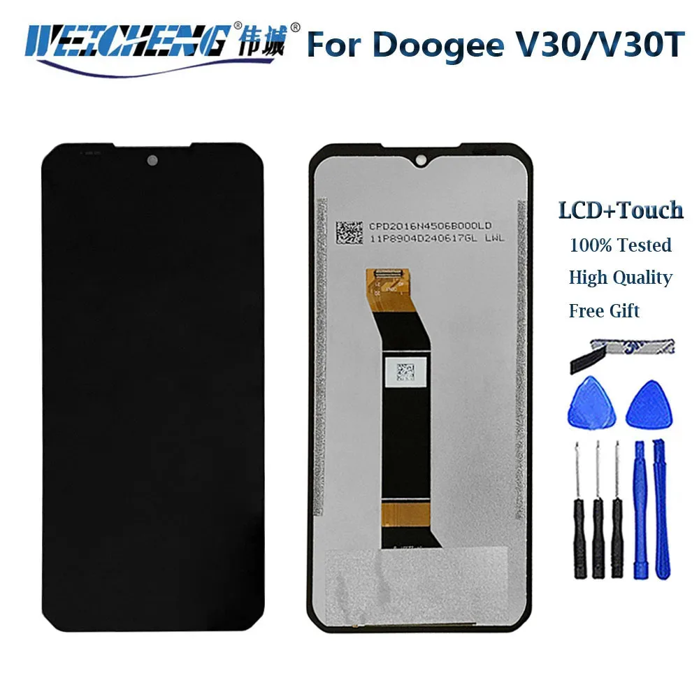 Фото Оригинальный ЖК-дисплей для Doogee V10 V11 V30 Pro V30T V40, дигитайзер сенсорного экрана в сборе для Doogee V Max Plus V31 GT LCD №4