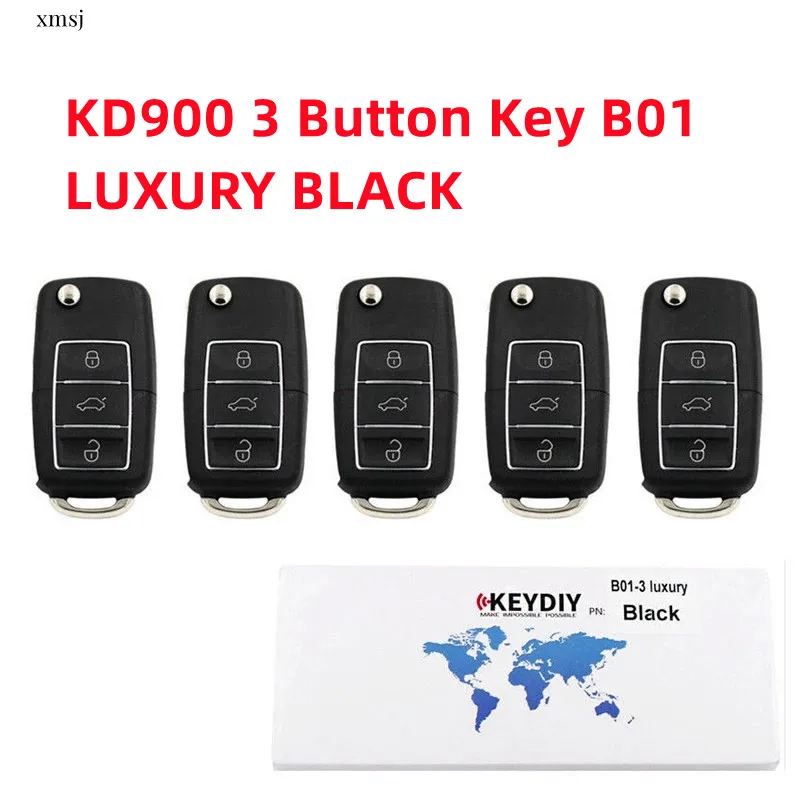 5Pcs/lot KD B01 LUXURY BLACK For KD900/KD MINI/KD-X2 Key Programmer B Series Remote Control
