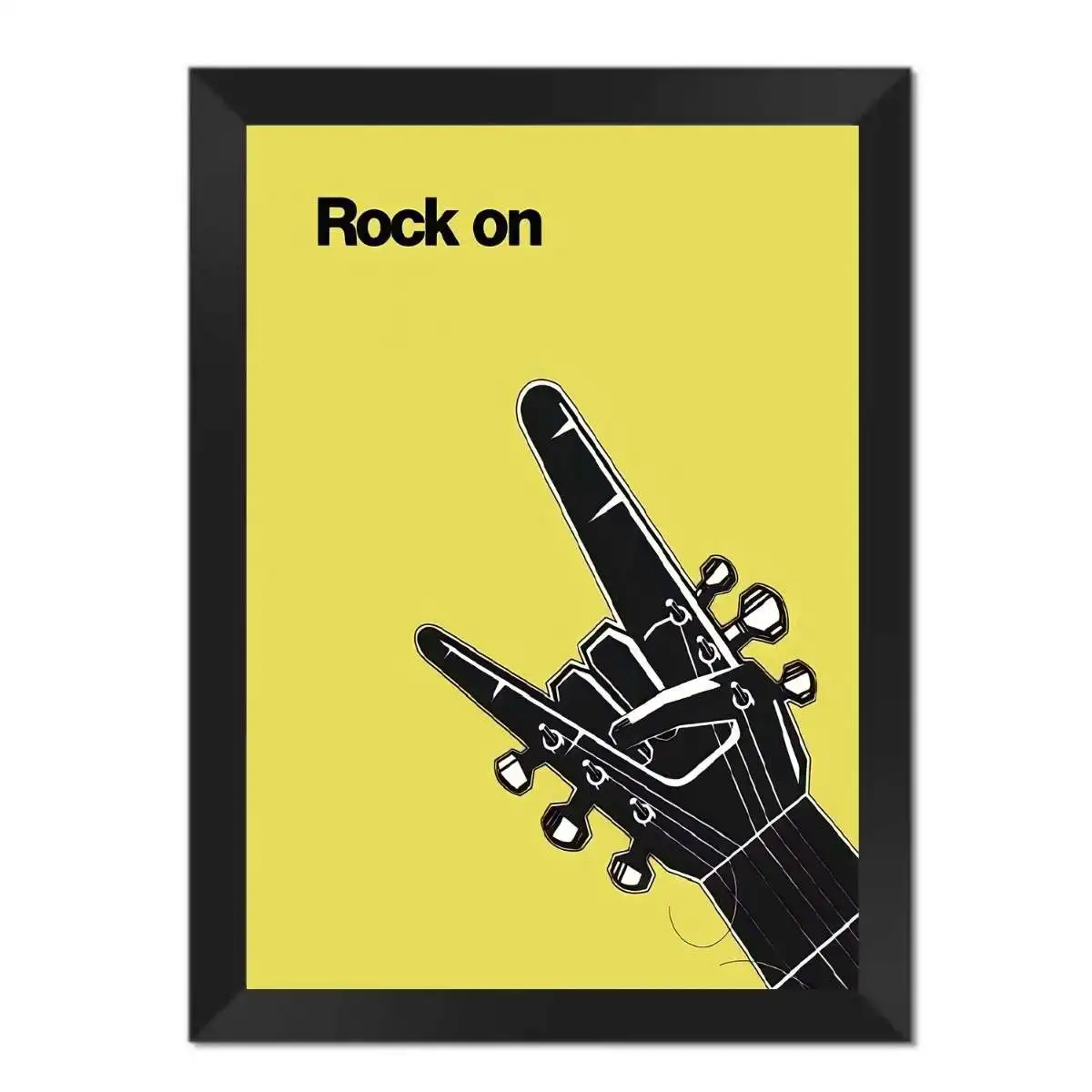 Черно-белая рамка-постер