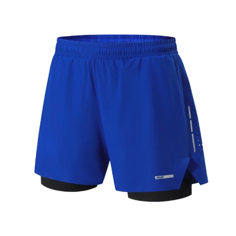 

Men Running Shorts Phone Pocket 2 In 1 Quick Dry Training Pants Summer Man Gym Clothes Workout