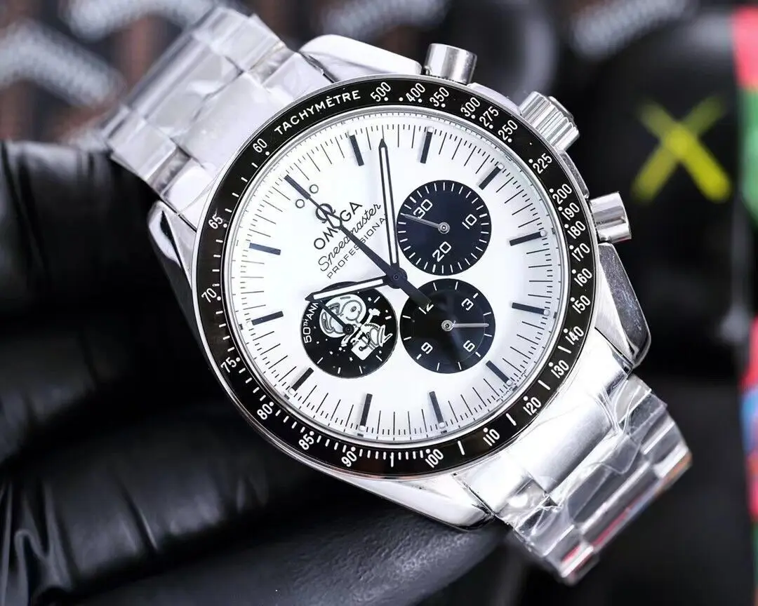 Модные часы Omega с многофункциональным циферблатом серии Seamaster из