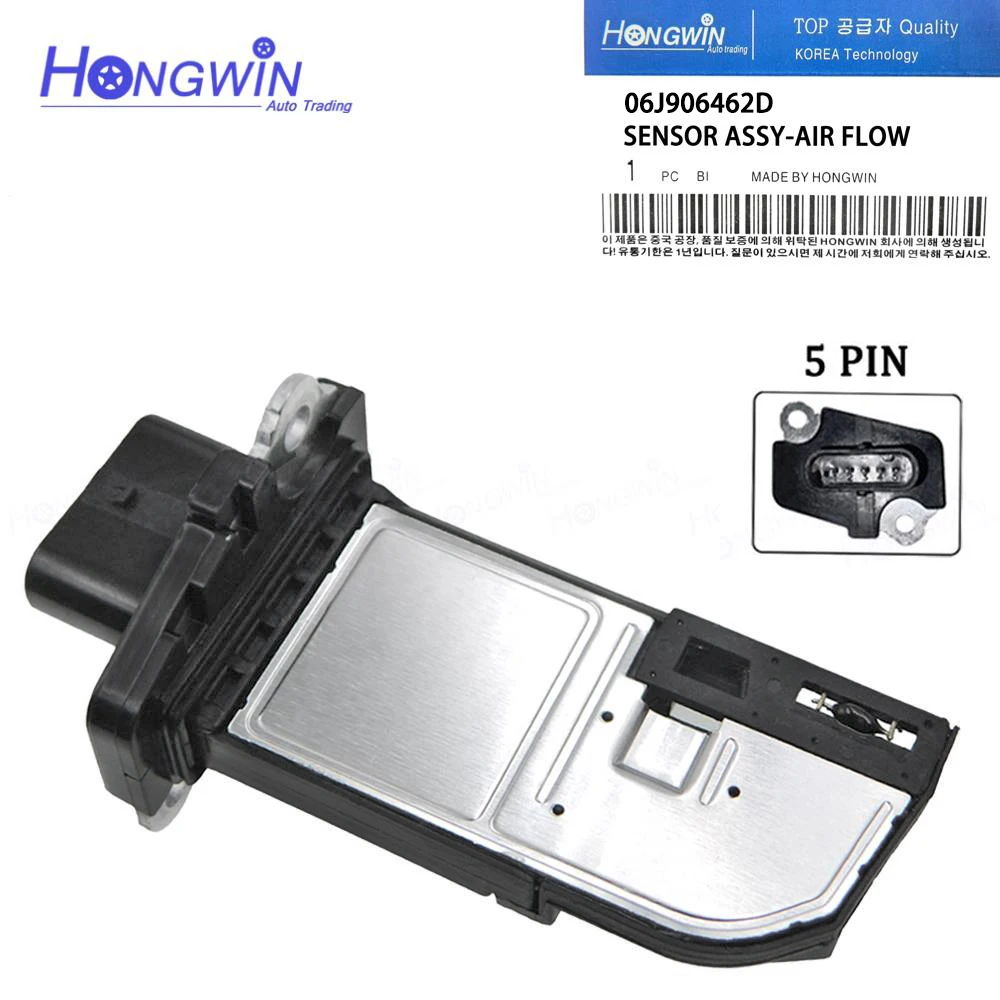 

Датчик массового расхода воздуха OEM.06J906461D 06J906462D 7450075 MAF для VW Tiguan Jetta Golf Passat Audi A3 4 5 6 TT Q5 1,8 2,0 2009-2014