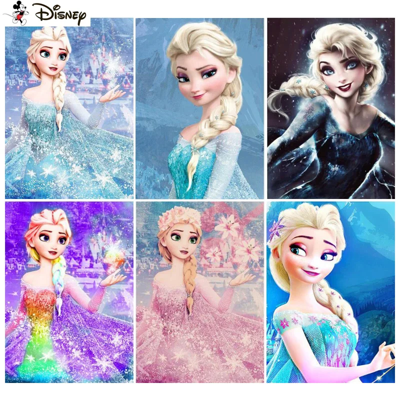 

Алмазная вышивка Disney 5D, набор для рукоделия «мультяшная принцесса», картина для творчества, вышивка крестиком, украшение для дома, подарок