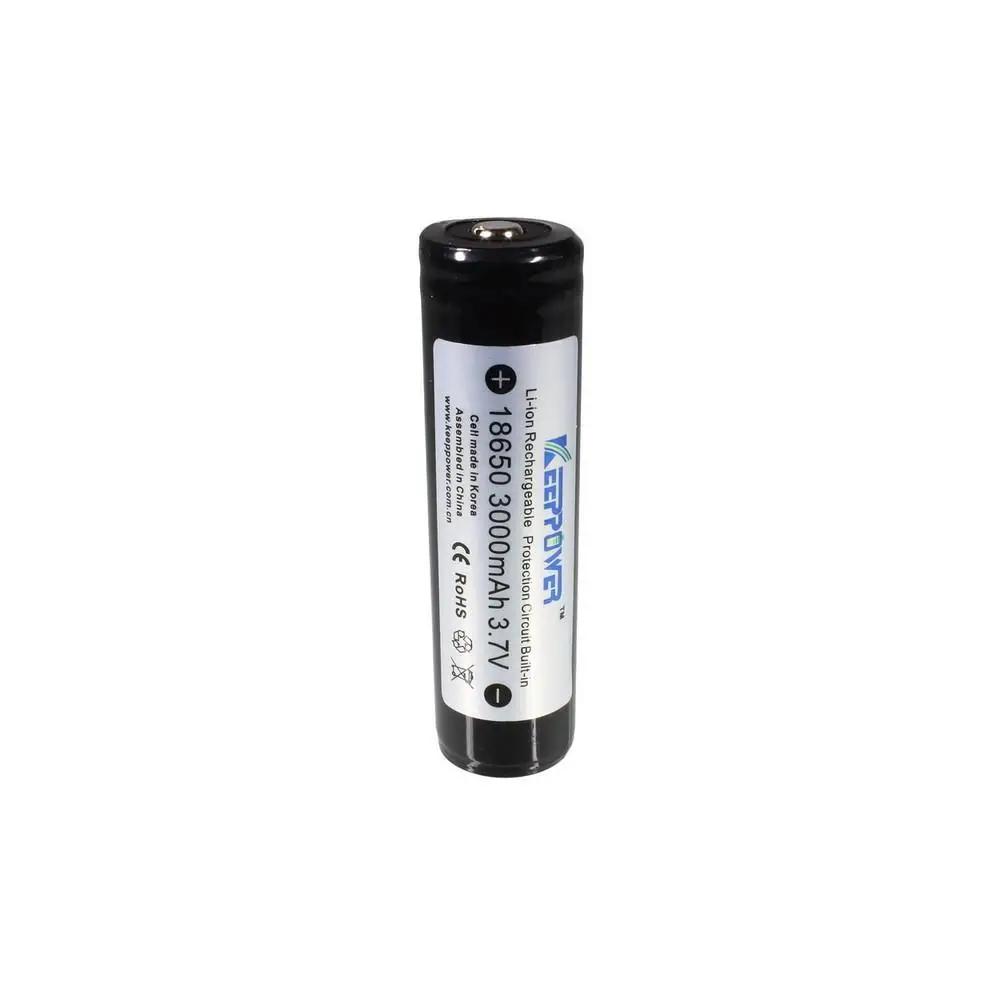 Аккумулятор защищенный 18650 (Samsung ICR18650-30B) 3000мАч KeepPower 3,7В Li-Ion