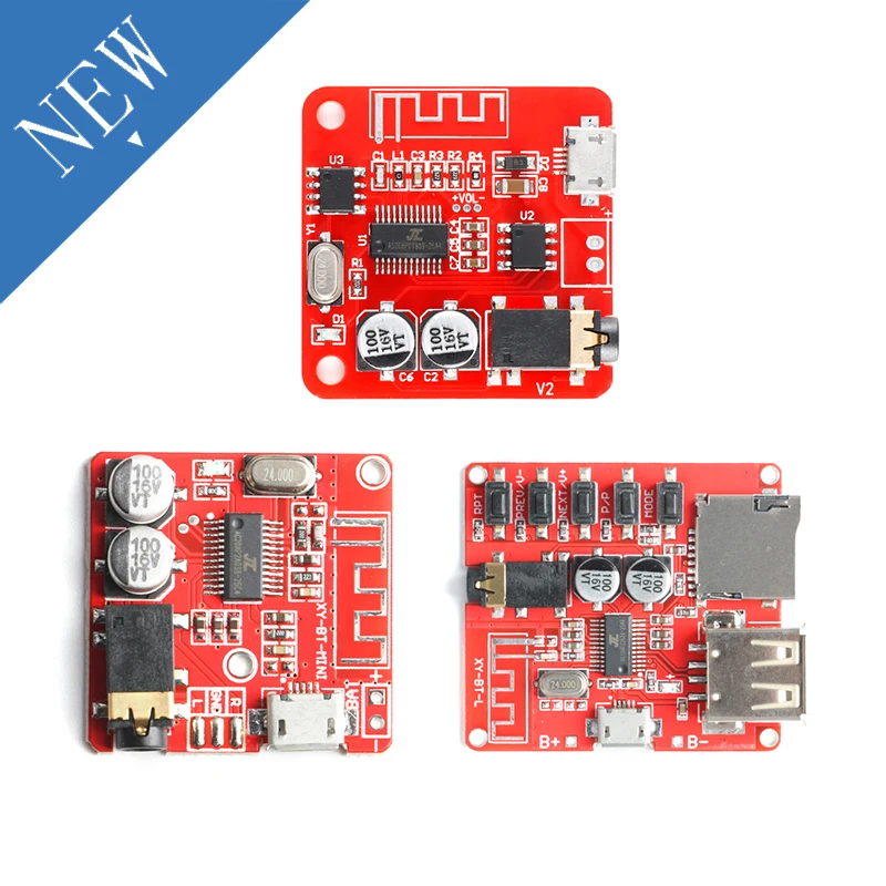 Модуль приемника аудио DIY совместимый с Bluetooth 4.1/ 5.0 MP3 без потерь декодер усилитель XH-A252 XY-BT-Mini XY-BT-L on.