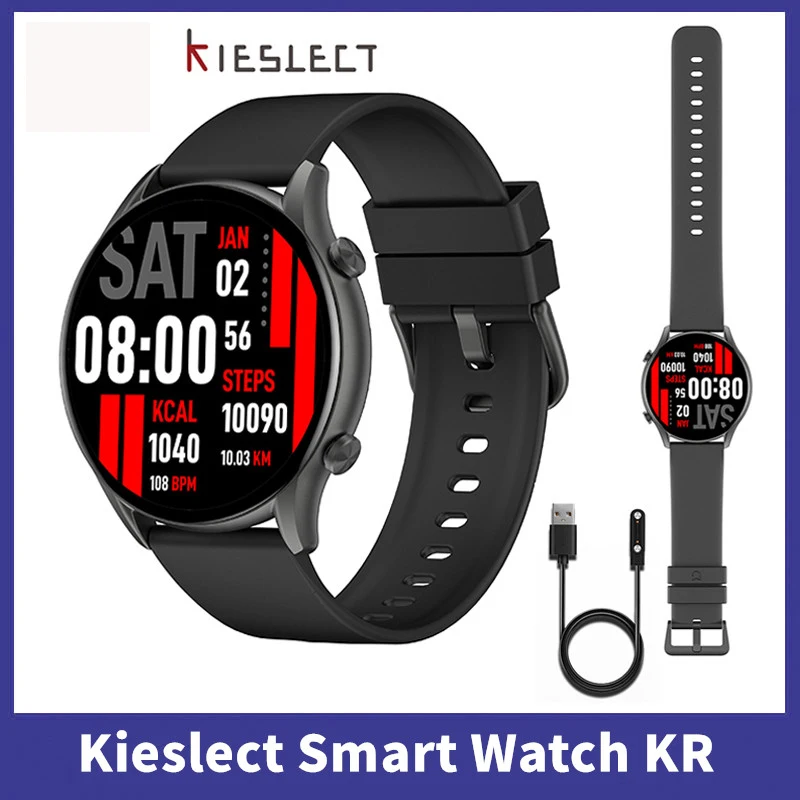 

Смарт-часы Xiaomi Kieslect для мужчин и женщин, умные часы с Amoled экраном 1,32 дюйма, поддержкой KR, Bluetooth, телефонных звонков, пульсометром и монитором с...