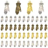wholesale 14pcs vintage 4 color hands charms alloy metal pendant for diy jewelry making craft supplies 2610mm